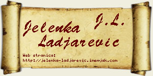 Jelenka Lađarević vizit kartica